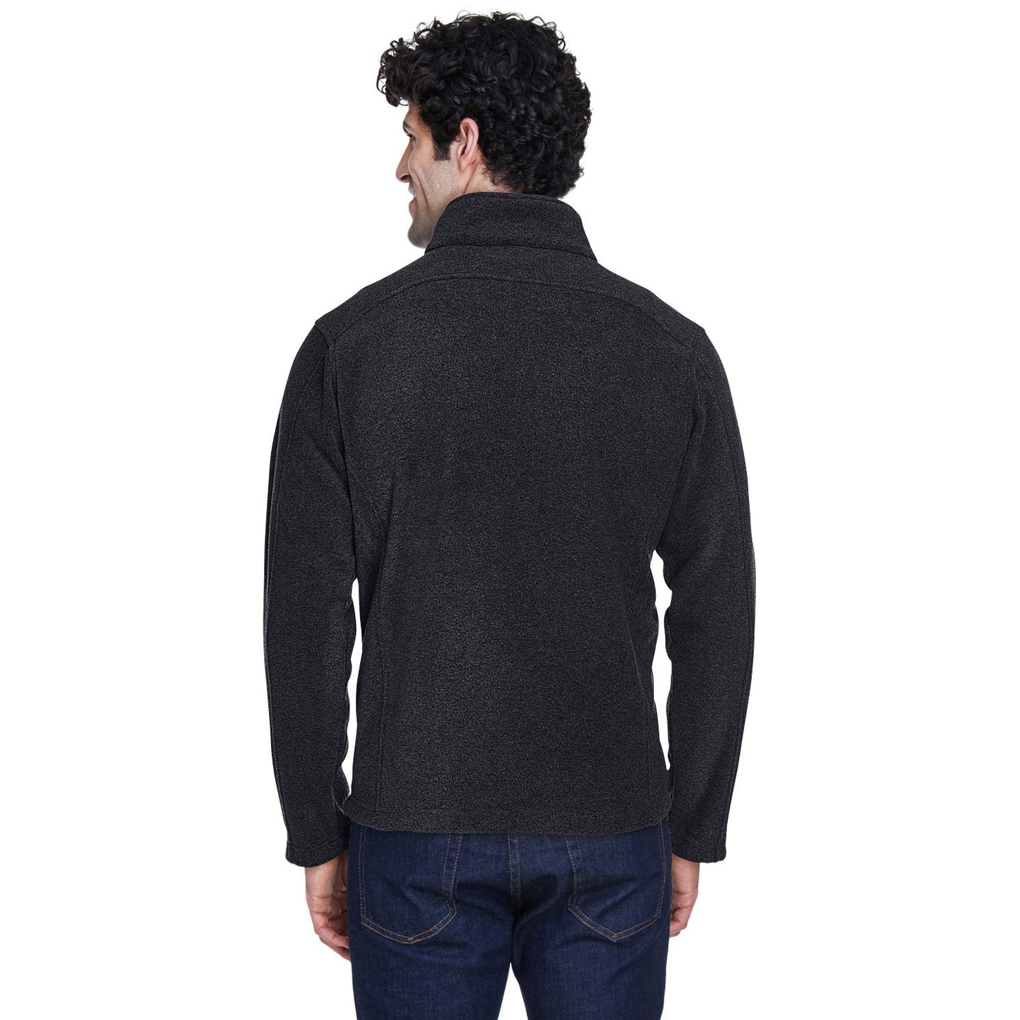 Black Fleece Jacket - Core 365 - Tall Sizes Available - Warm Fabric