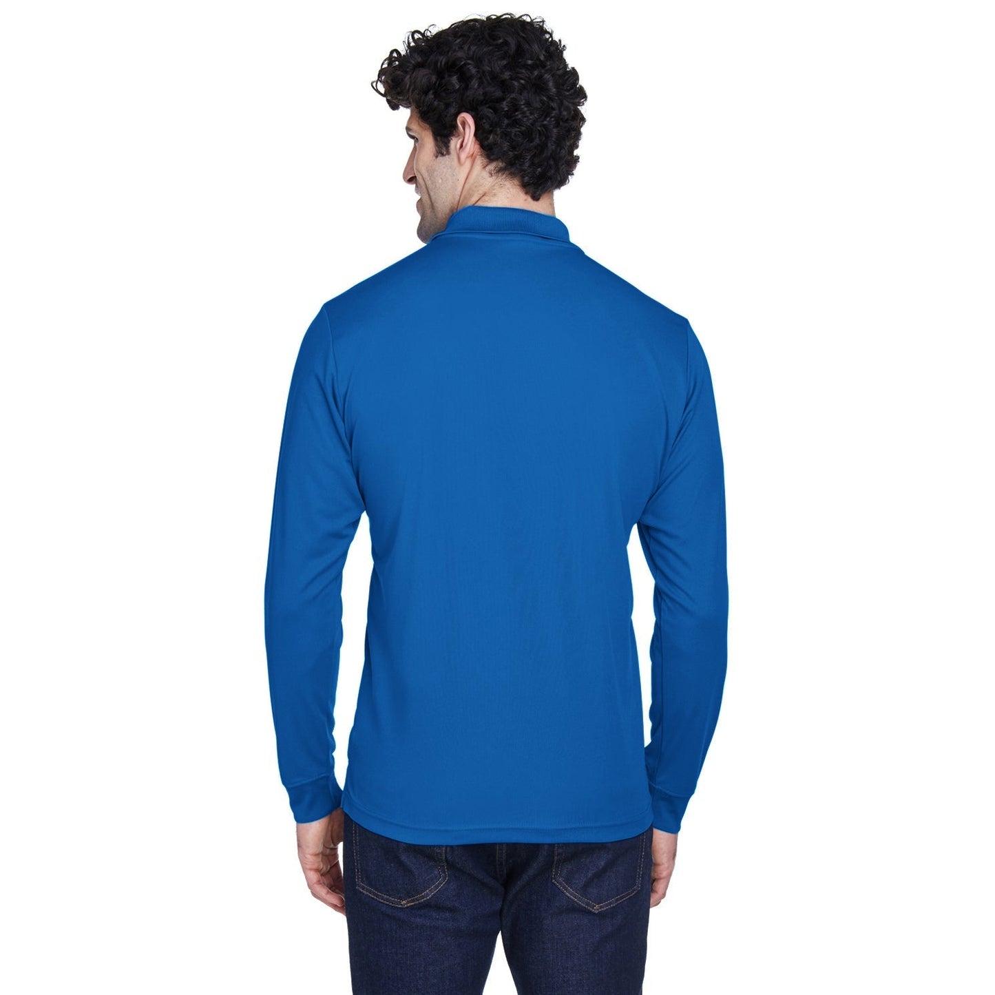 Black Performance Polo - Core 365 - Moisture Wicking
