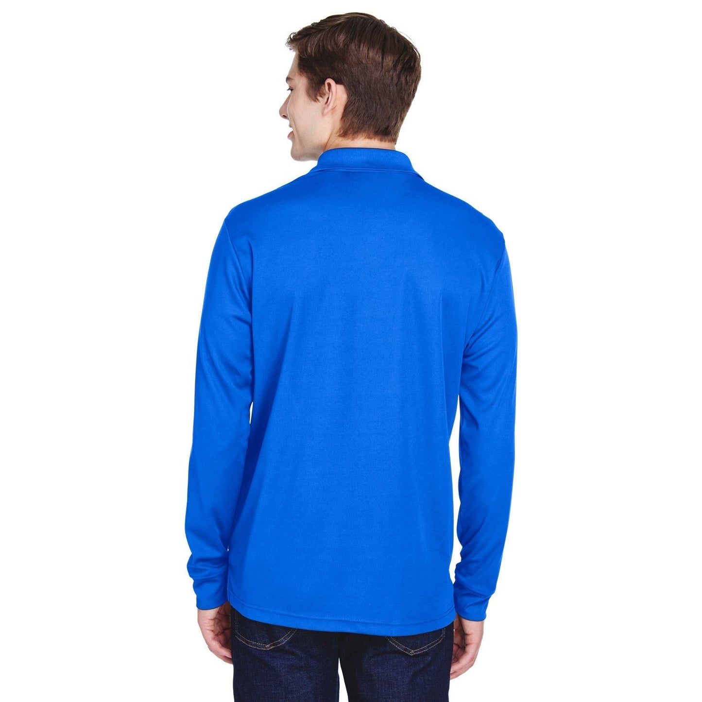Black Performance Polo - Core 365 - Moisture Wicking