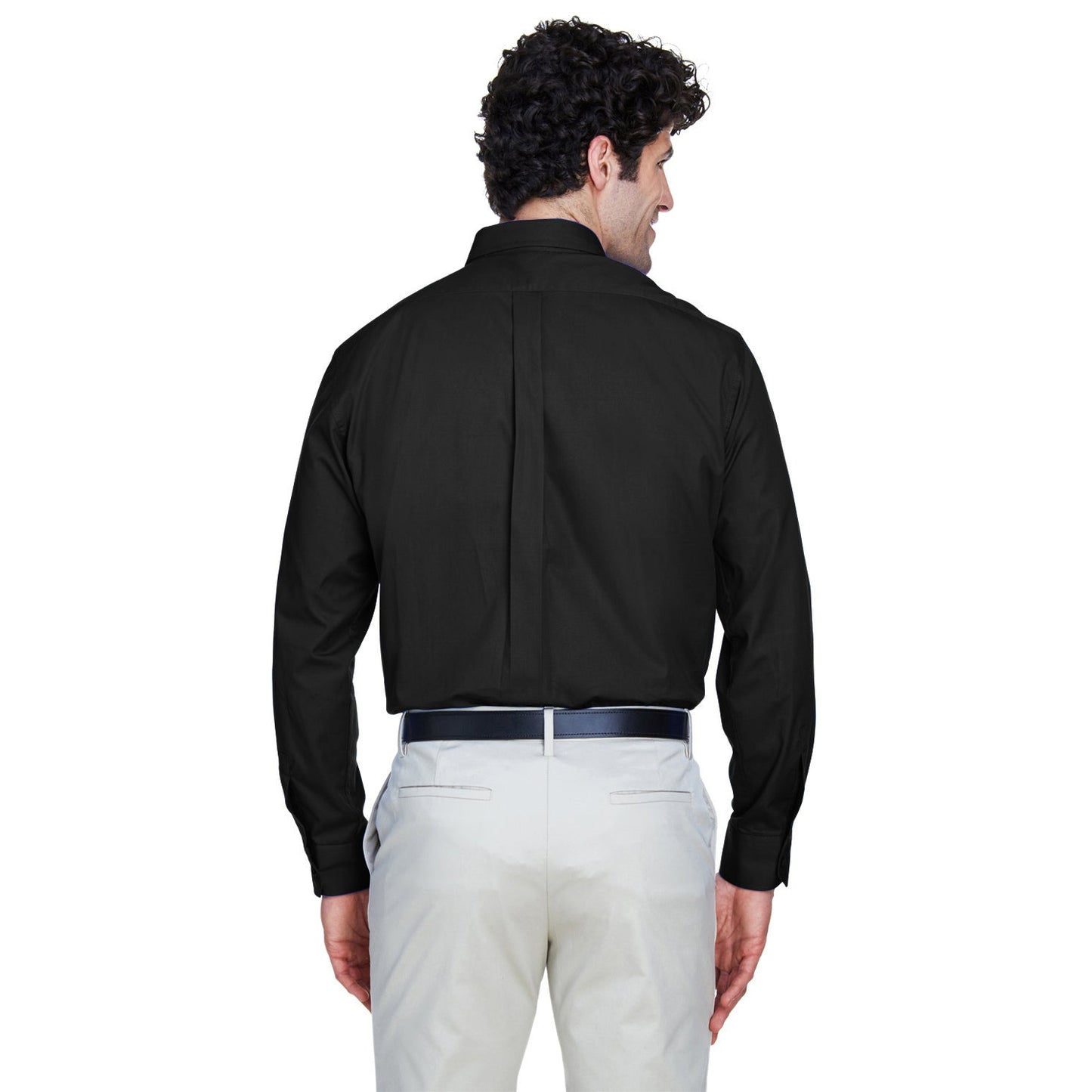 Black Button Up Shirt - Core 365 - Stylish Twill
