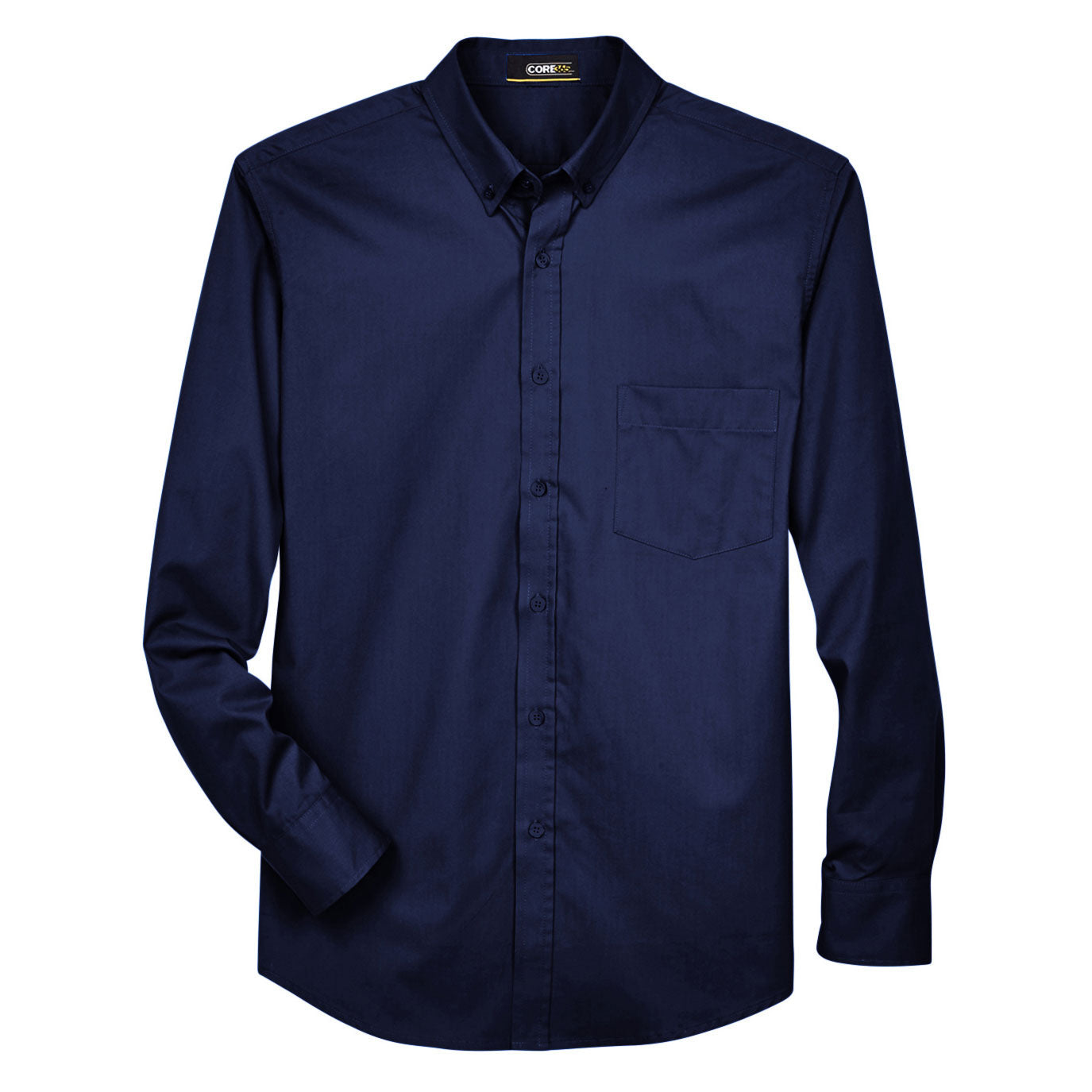 Black Button Up Shirt - Core 365 - Stylish Twill