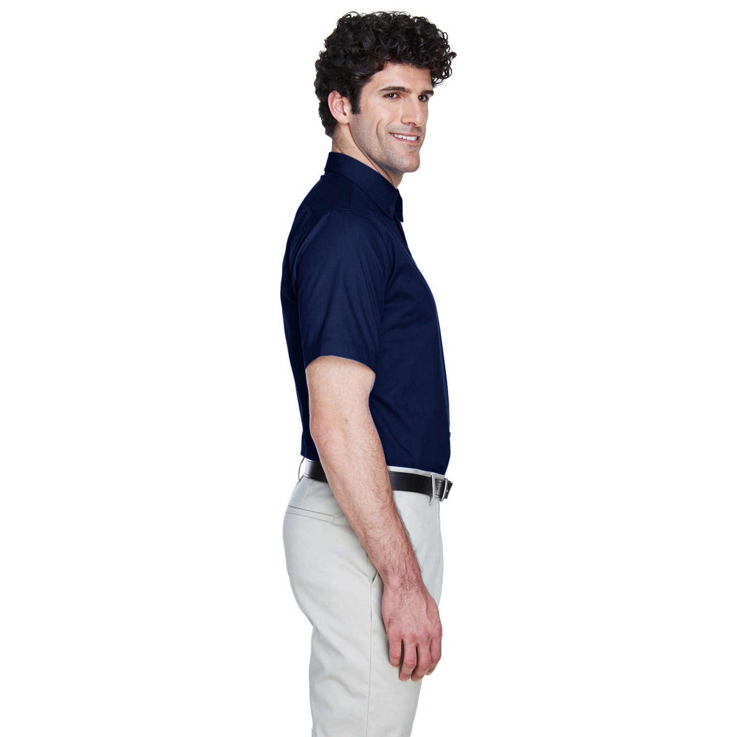 Black Button Up Shirt - Core 365 - Stylish Twill