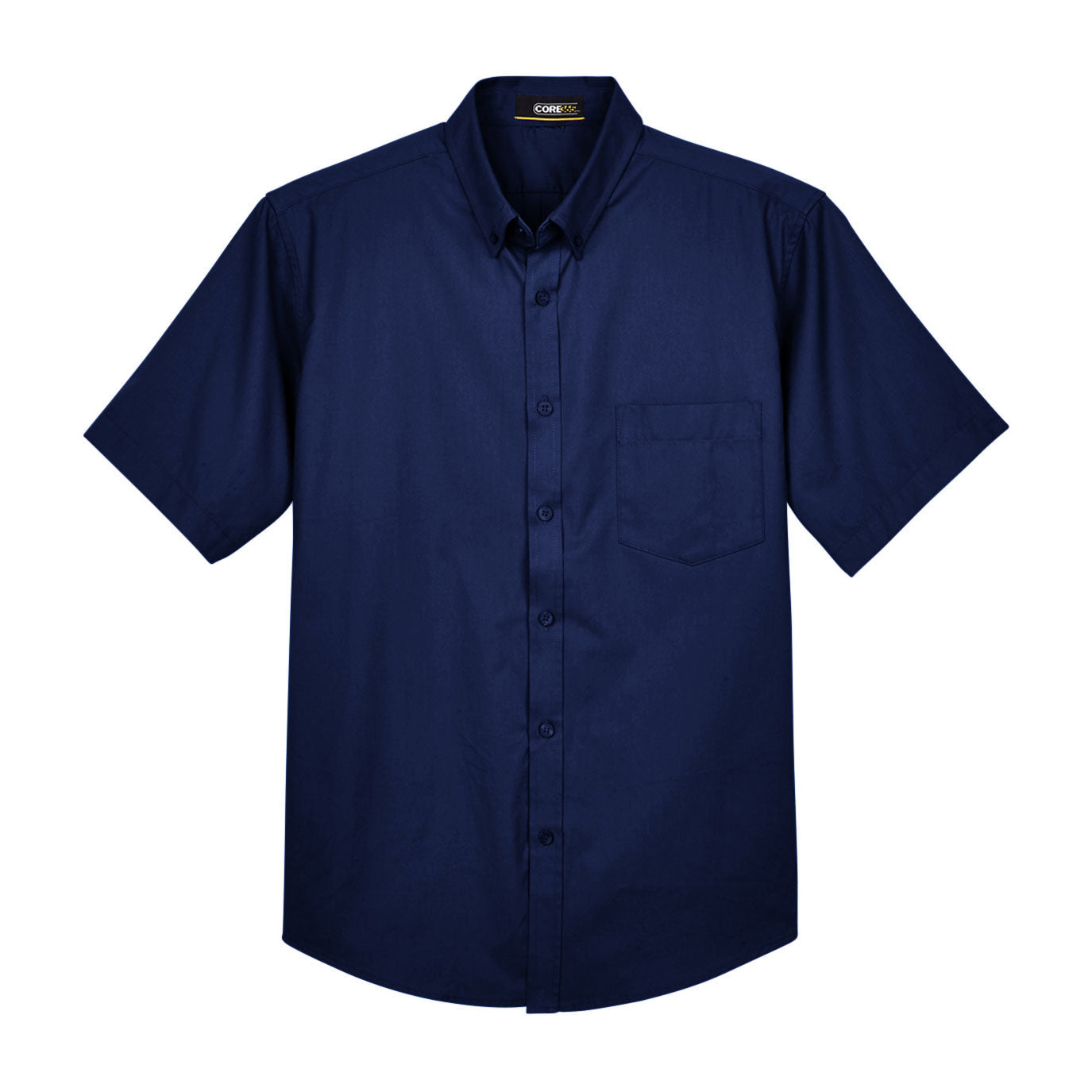 Black Button Up Shirt - Core 365 - Stylish Twill