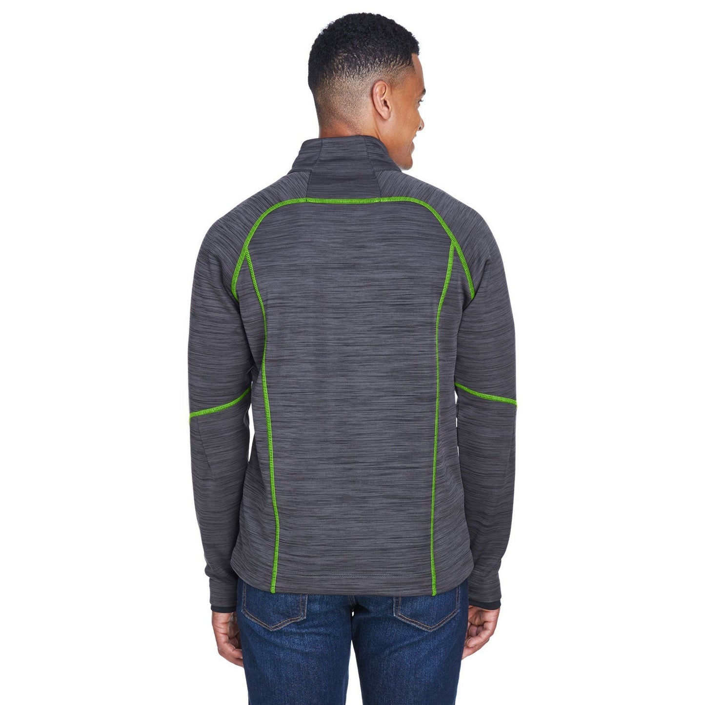 Carbon/Black Jacket - North End - Comfortable Fleece - Stylish