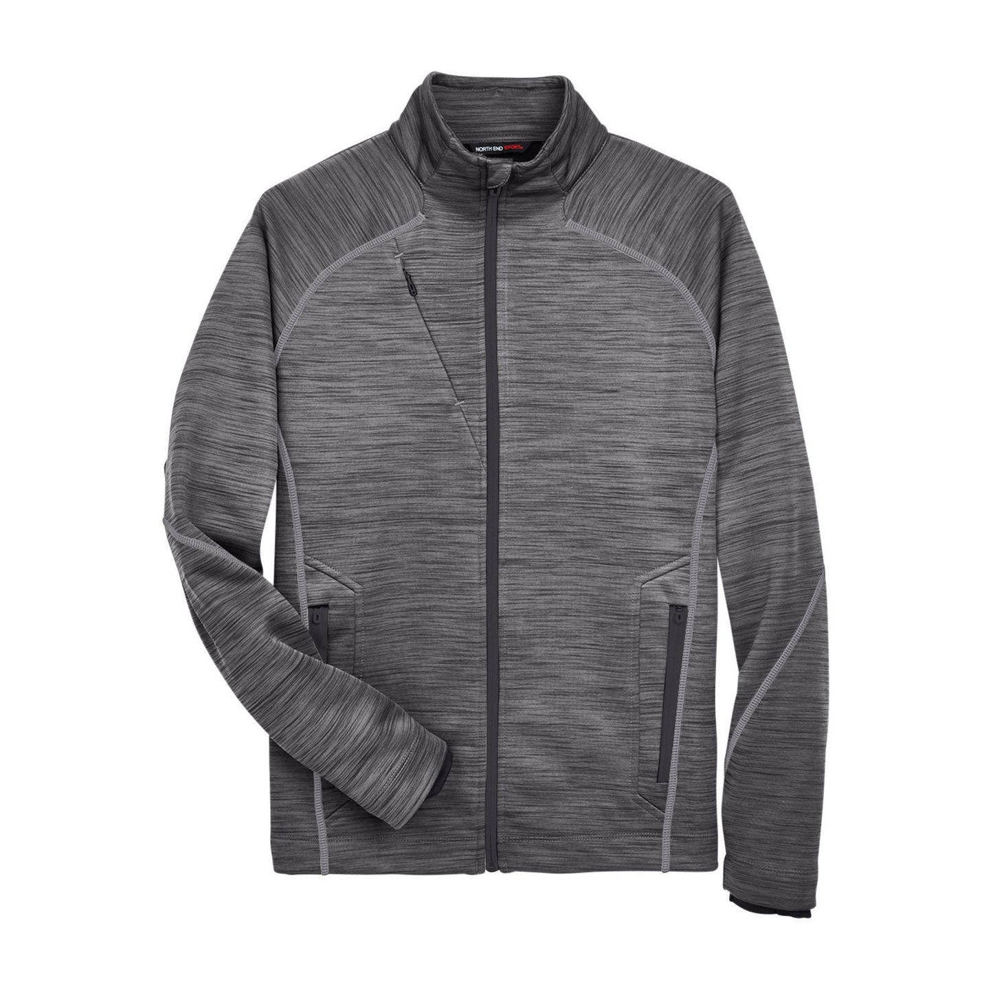 Carbon/Black Jacket - North End - Comfortable Fleece - Stylish