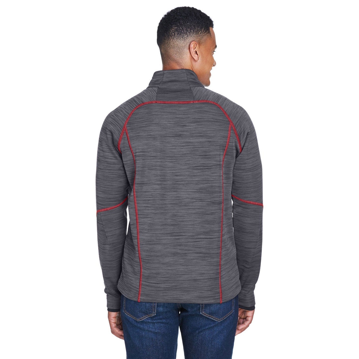 Carbon/Black Jacket - North End - Comfortable Fleece - Stylish