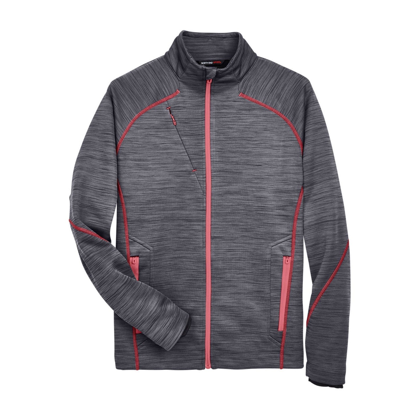 Carbon/Black Jacket - North End - Comfortable Fleece - Stylish
