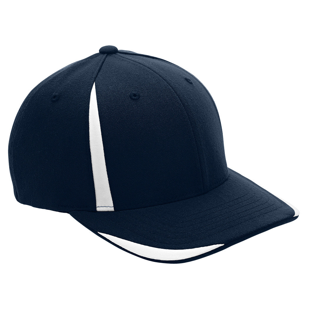 Black/Sport Silver Ball Caps - Team 365 - Comfortable Fit