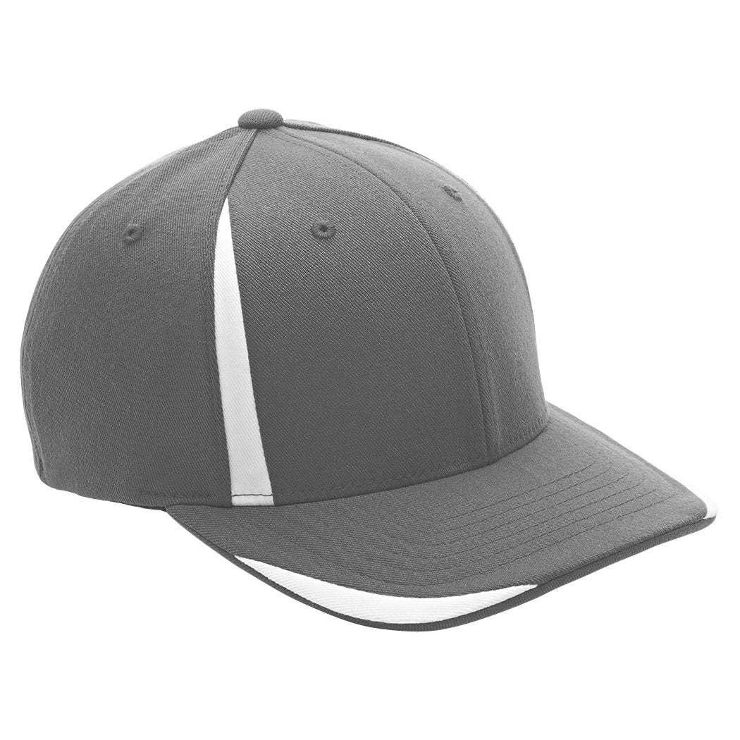 Black/Sport Silver Ball Caps - Team 365 - Comfortable Fit