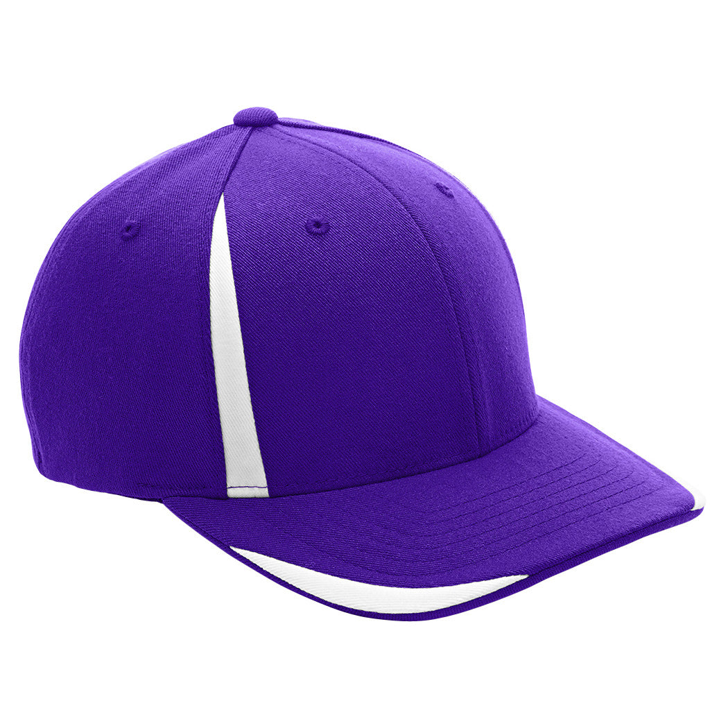 Black/Sport Silver Ball Caps - Team 365 - Comfortable Fit