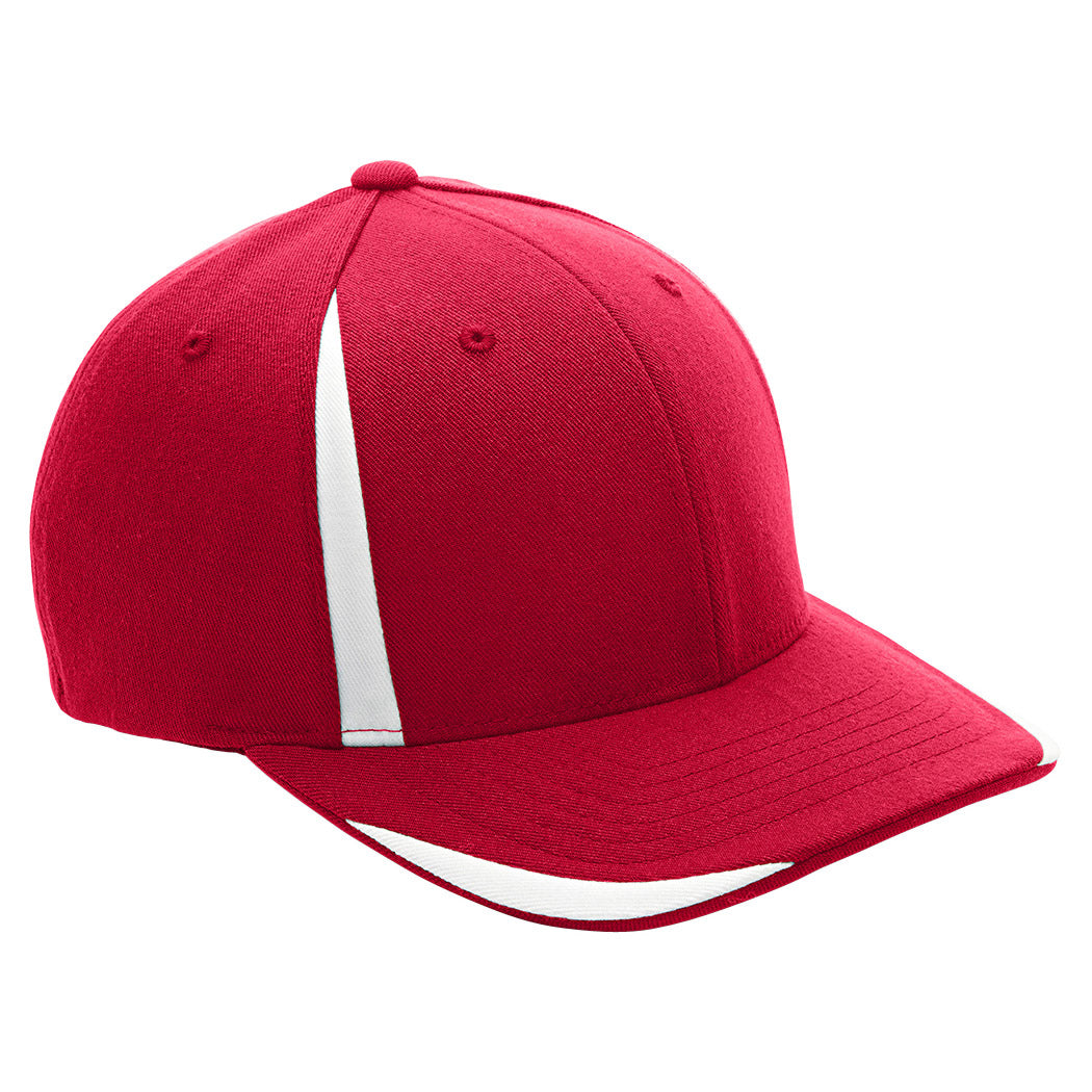 Black/Sport Silver Ball Caps - Team 365 - Comfortable Fit