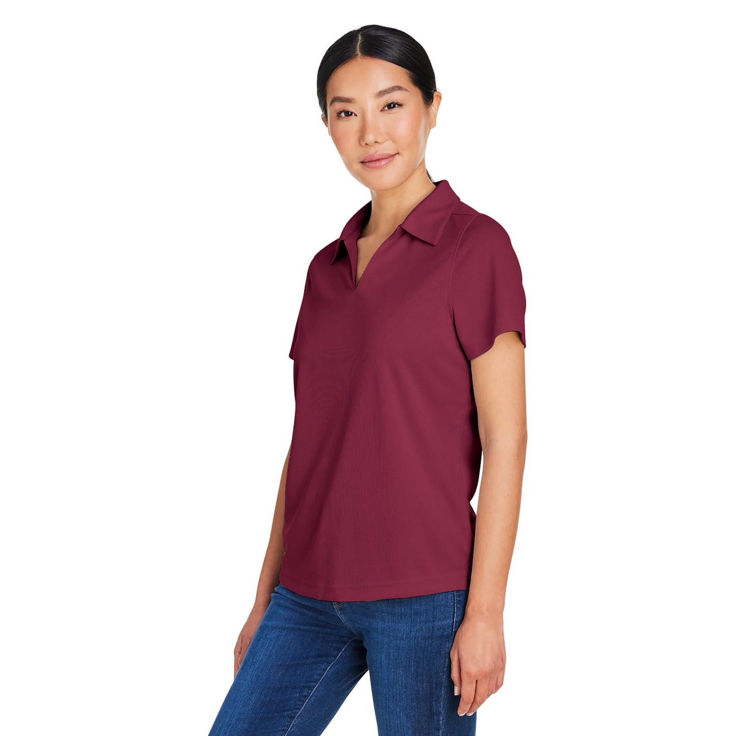 Black Polo Shirt - Core 365 - Snag Resistant Mesh