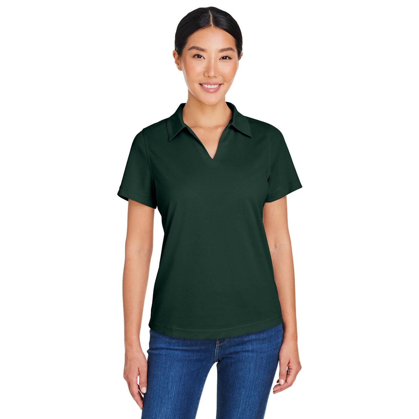 Black Polo Shirt - Core 365 - Snag Resistant Mesh