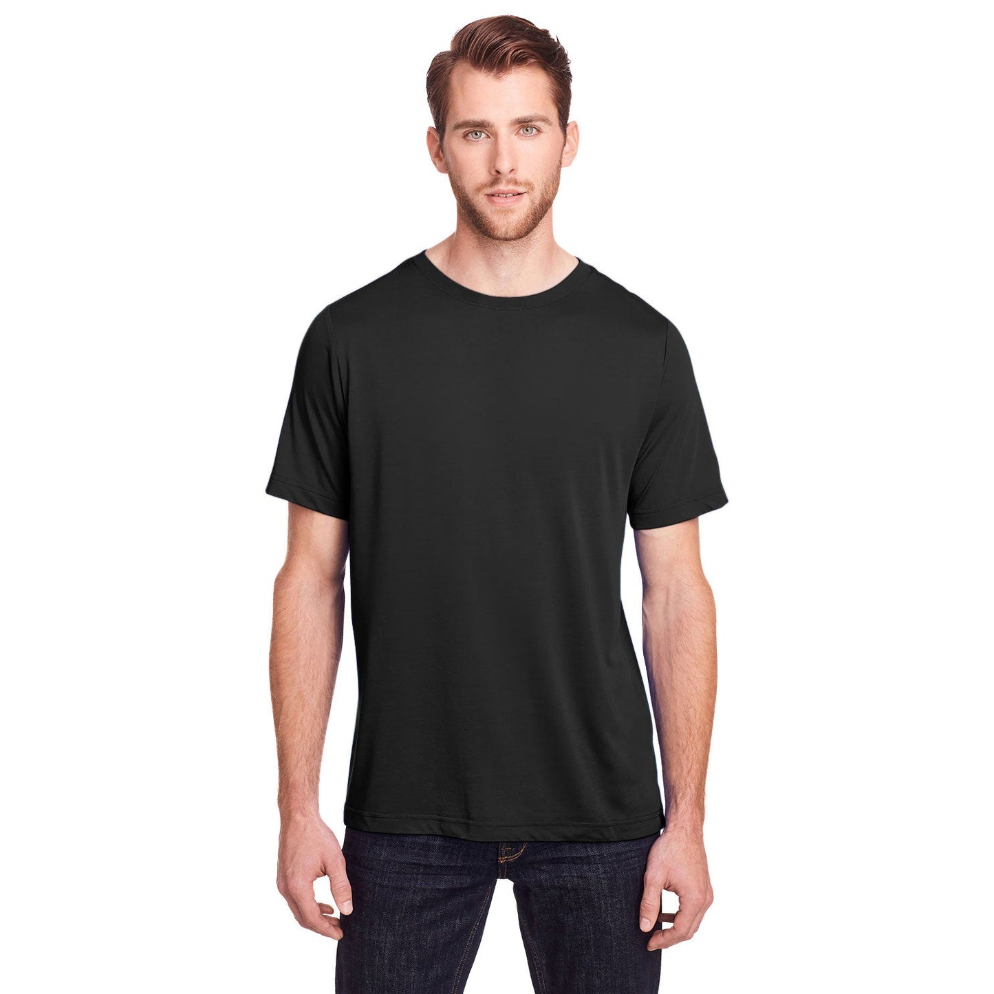 Black T-Shirts - Core 365 - Moisture Wicking Fabric