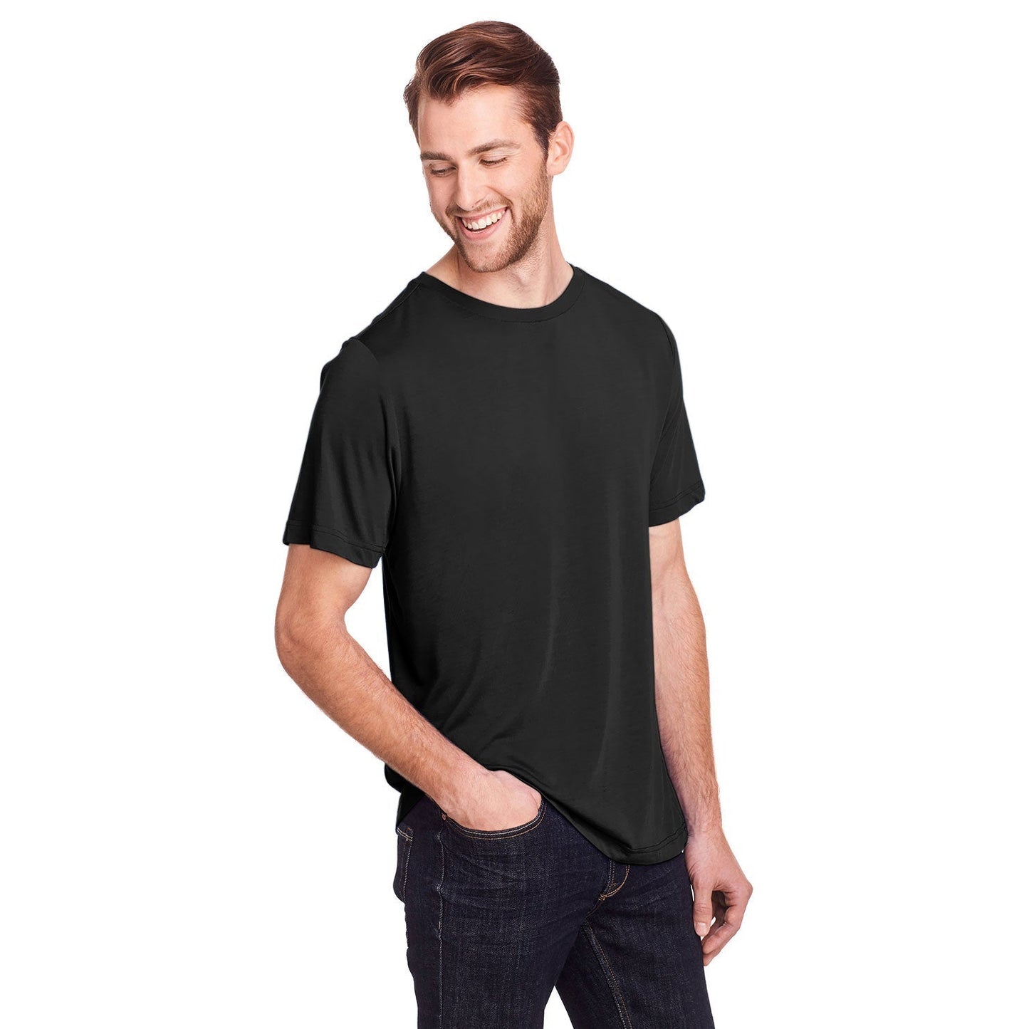 Black T-Shirts - Core 365 - Moisture Wicking Fabric