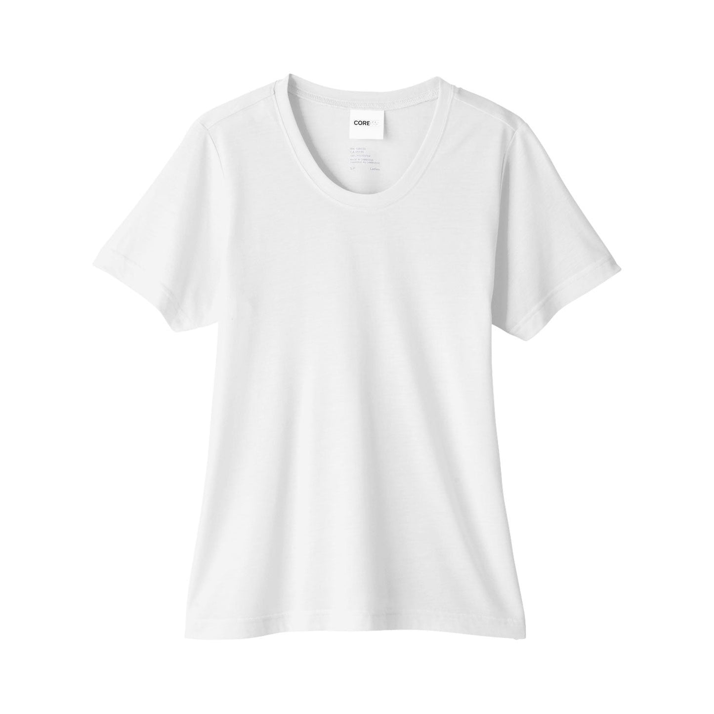 Black T-Shirts - Core 365 - Ladies Performance Soft