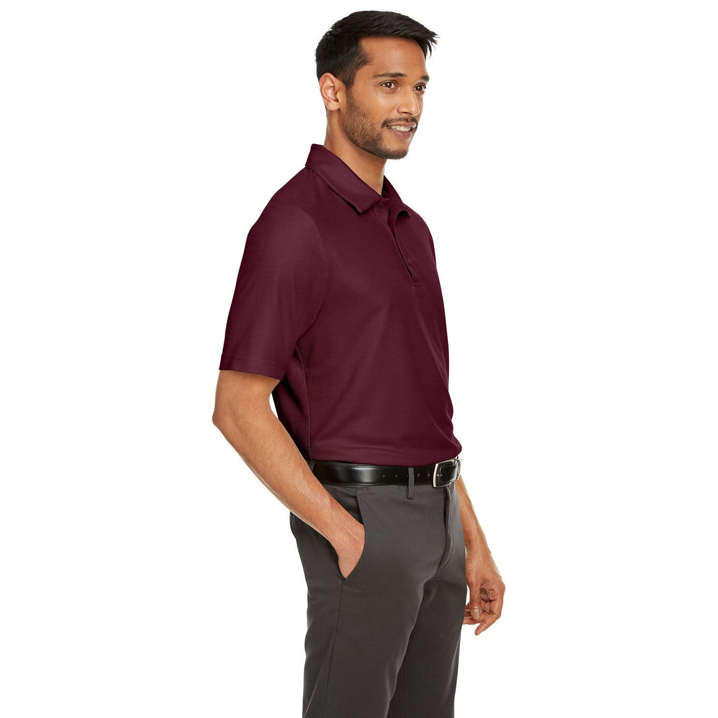 Black Polo Shirt - Core 365 - Soft Performance