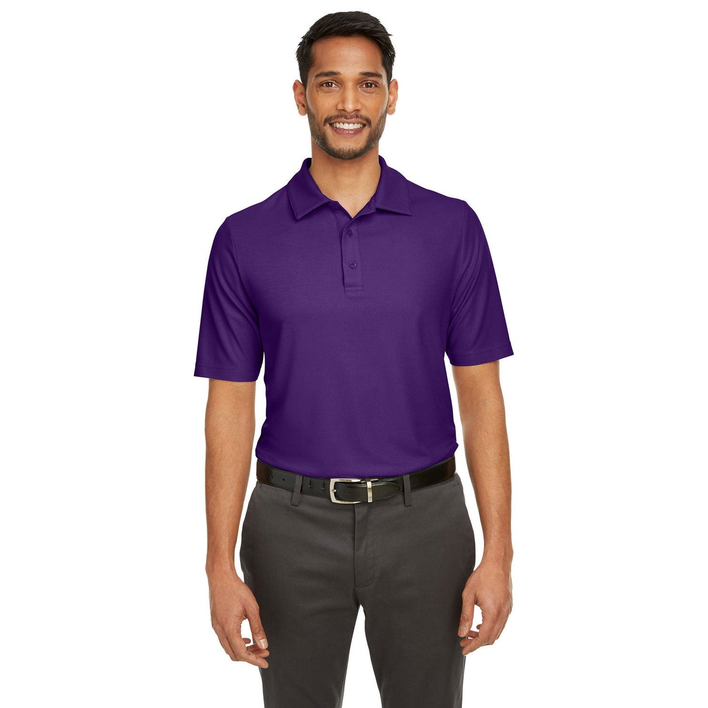 Black Polo Shirt - Core 365 - Soft Performance