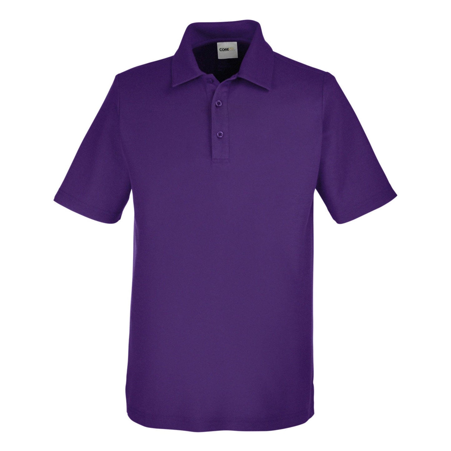 Black Polo Shirt - Core 365 - Soft Performance
