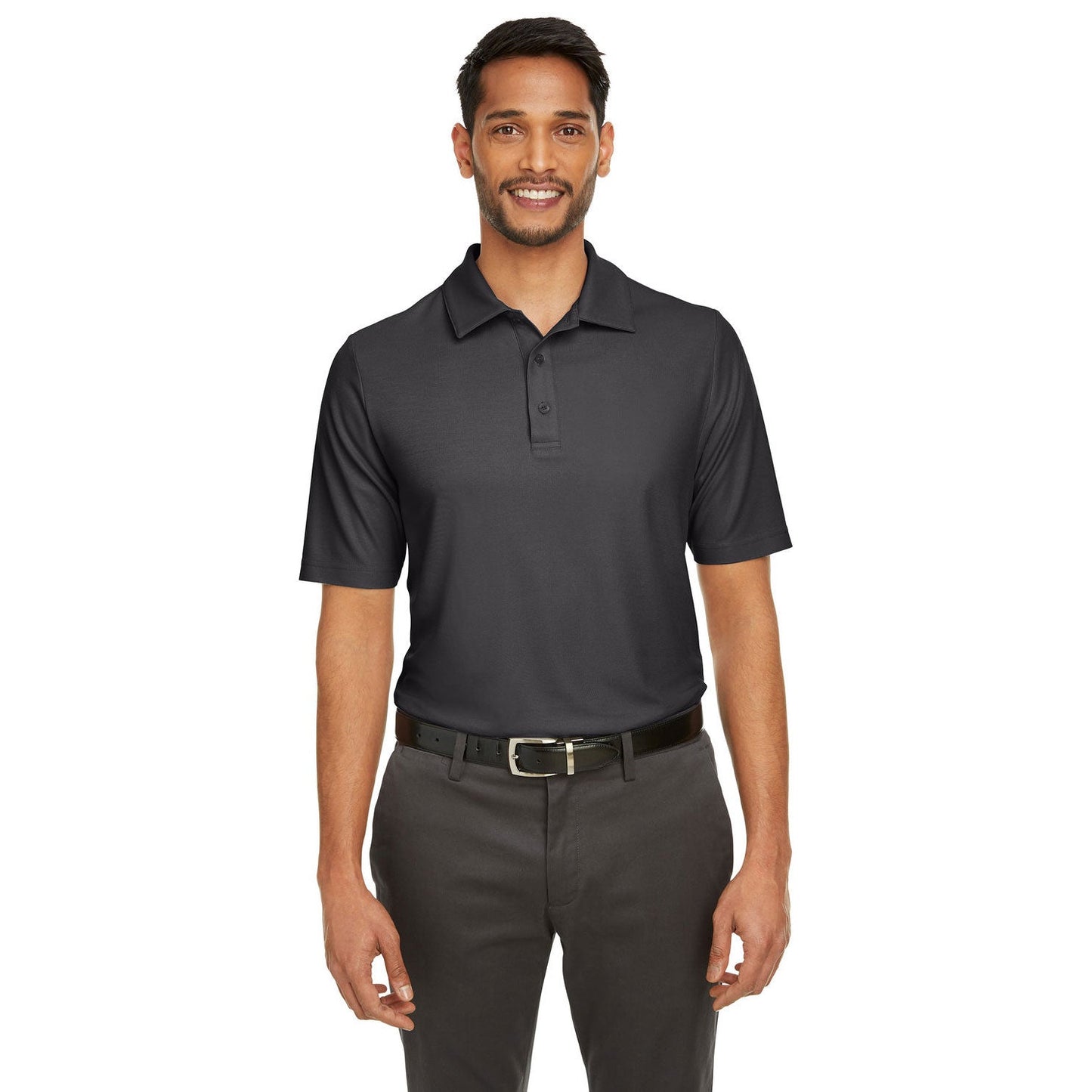 Black Polo Shirt - Core 365 - Soft Performance