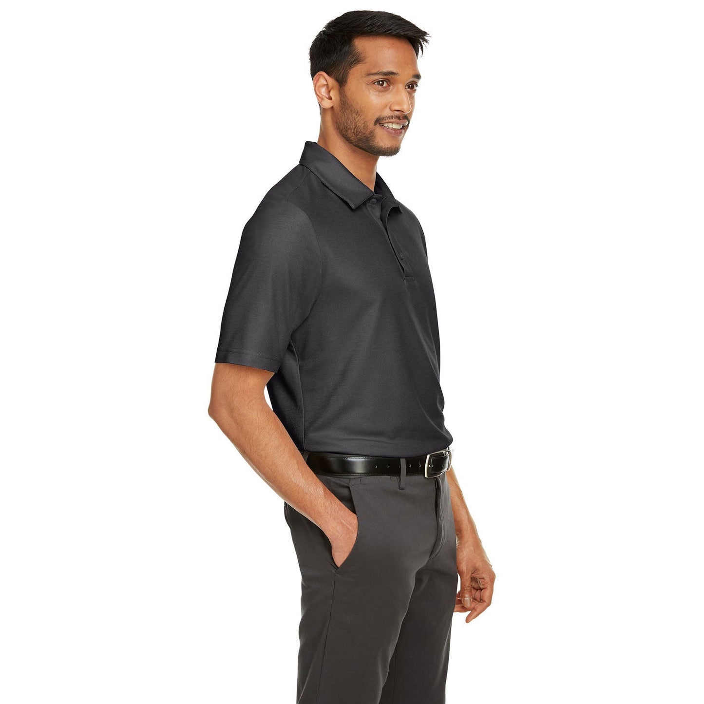 Black Polo Shirt - Core 365 - Soft Performance