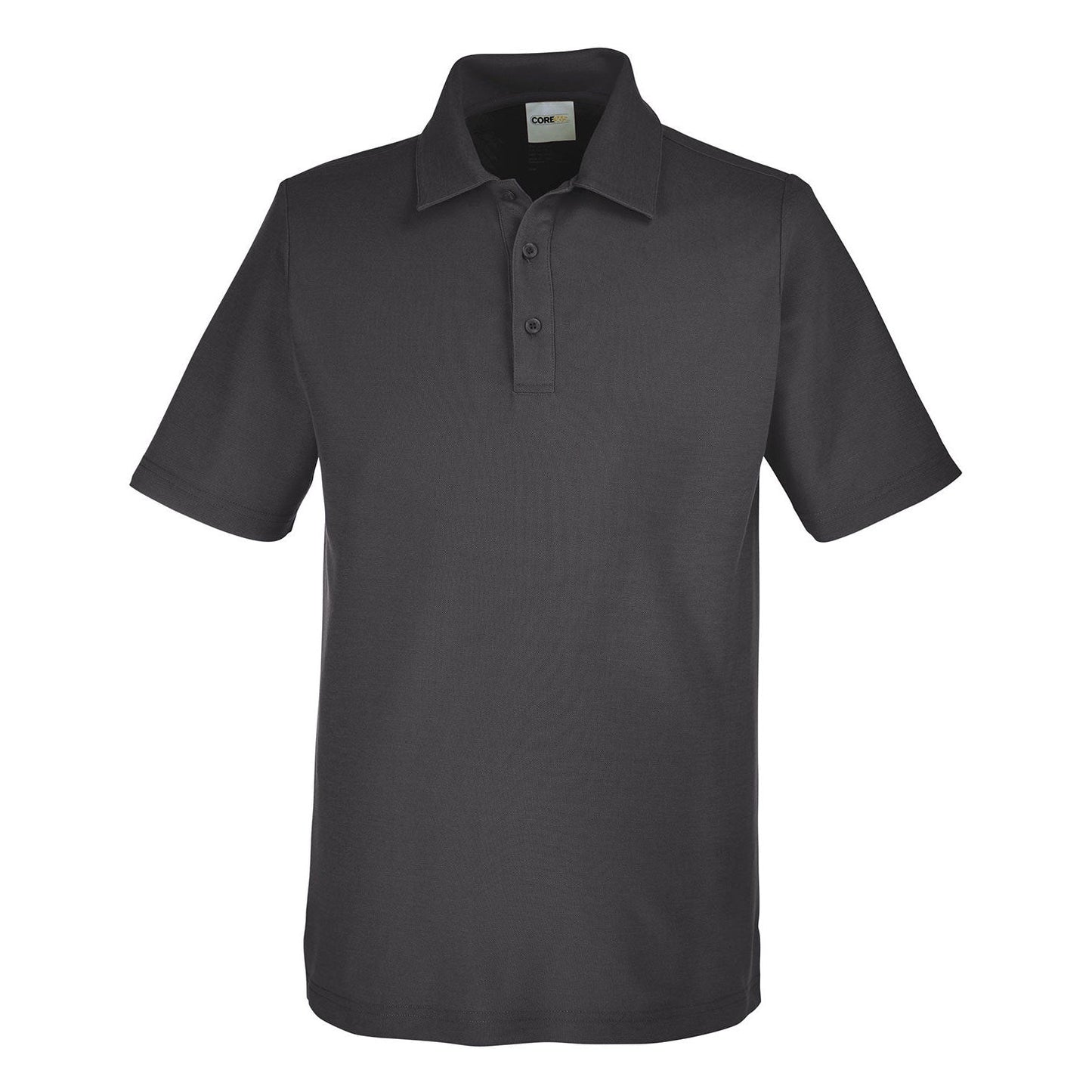 Black Polo Shirt - Core 365 - Soft Performance