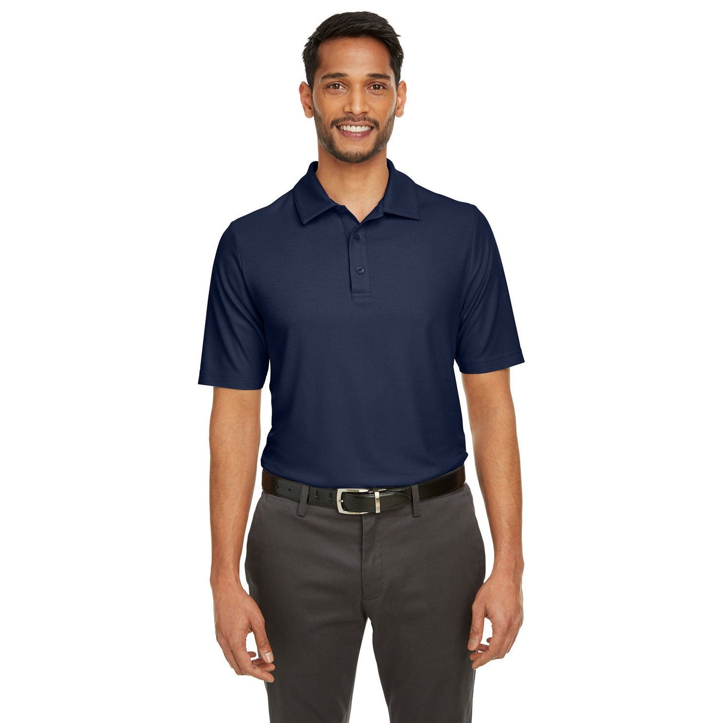 Black Polo Shirt - Core 365 - Soft Performance