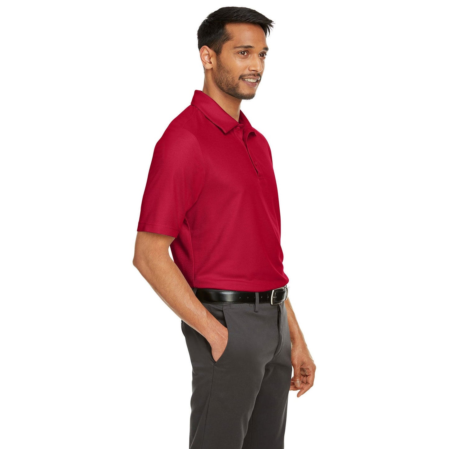 Black Polo Shirt - Core 365 - Soft Performance