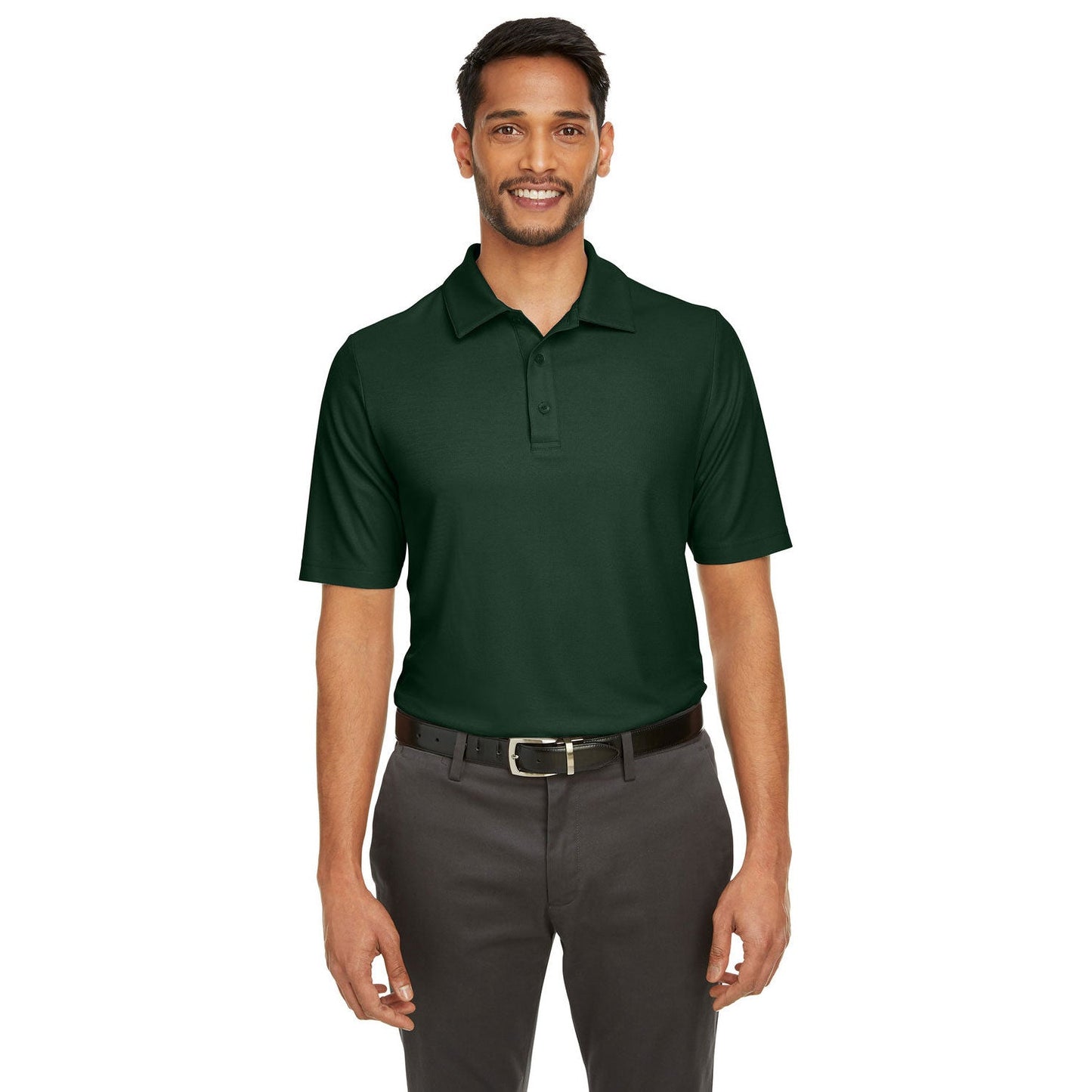 Black Polo Shirt - Core 365 - Soft Performance