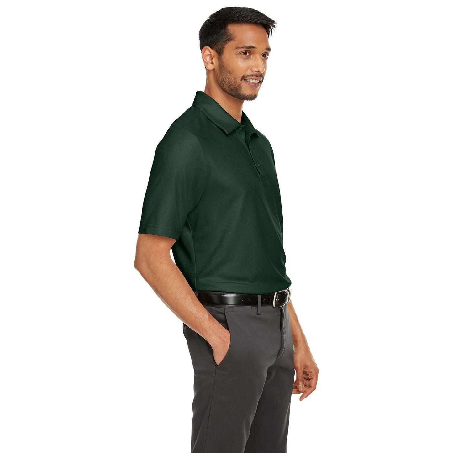 Black Polo Shirt - Core 365 - Soft Performance