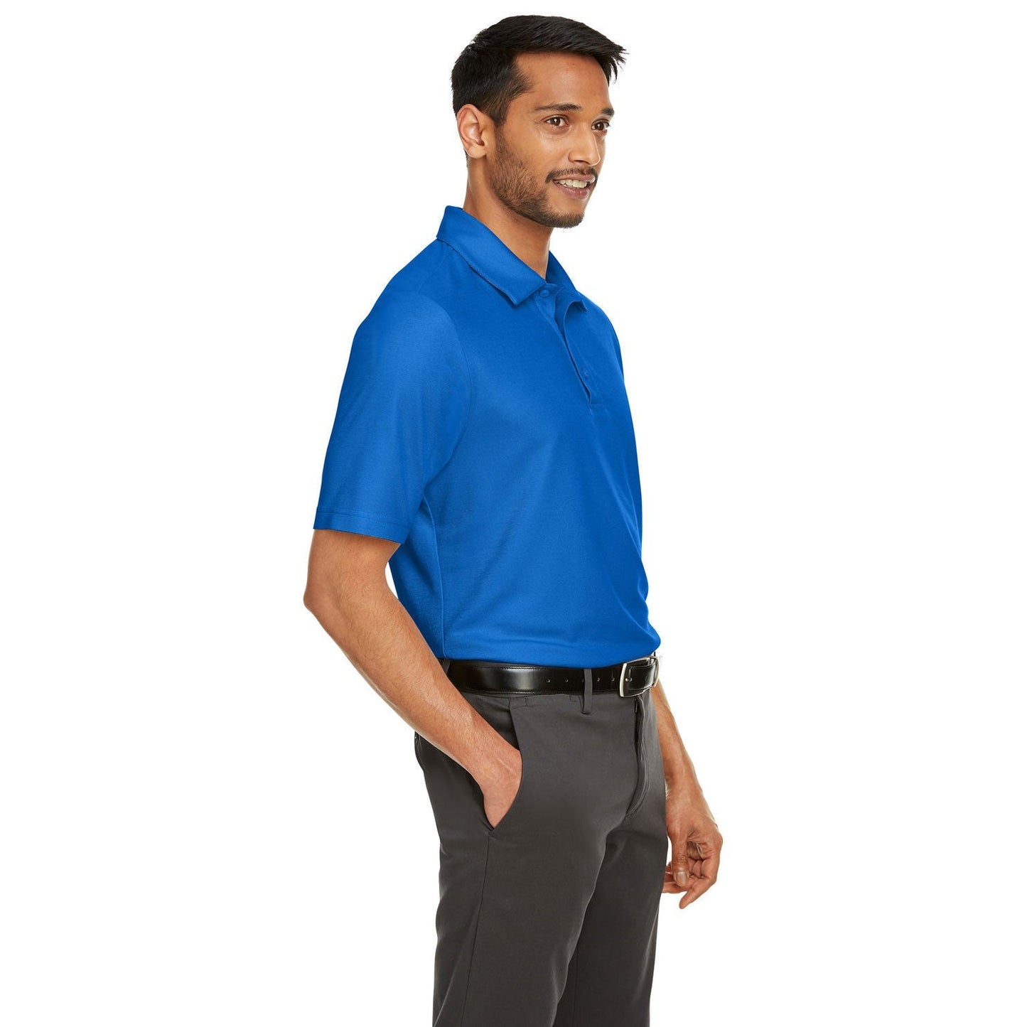 Black Polo Shirt - Core 365 - Soft Performance
