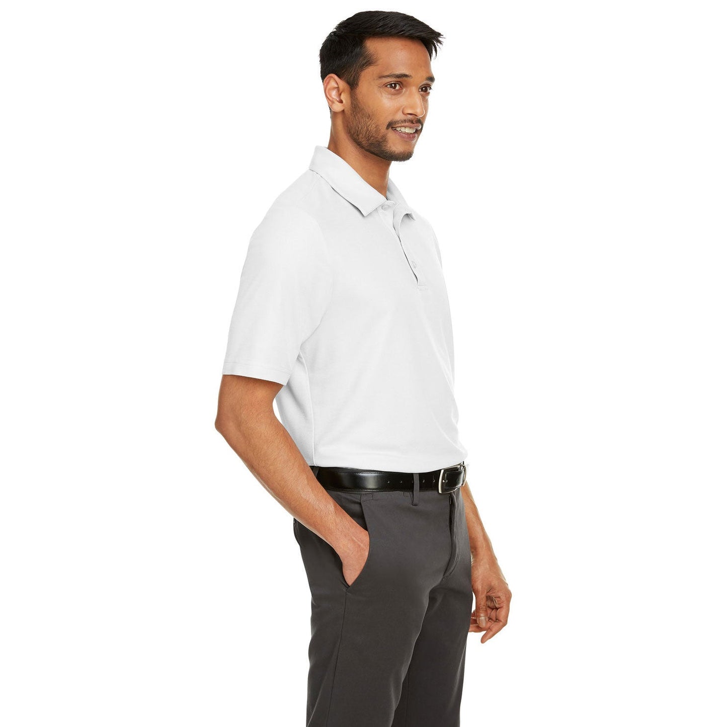 Black Polo Shirt - Core 365 - Soft Performance