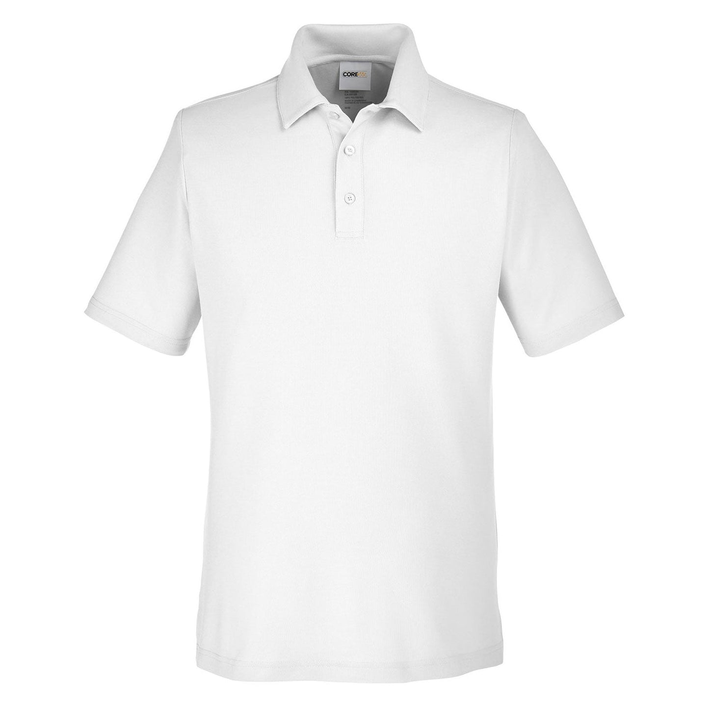 Black Polo Shirt - Core 365 - Soft Performance