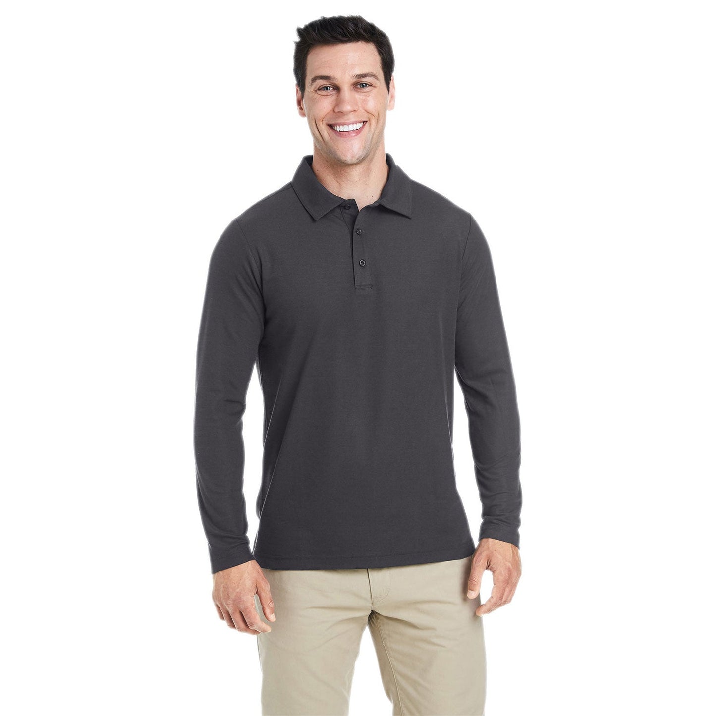 Black Polo Shirt - Core 365 - Moisture-Wicking Tech