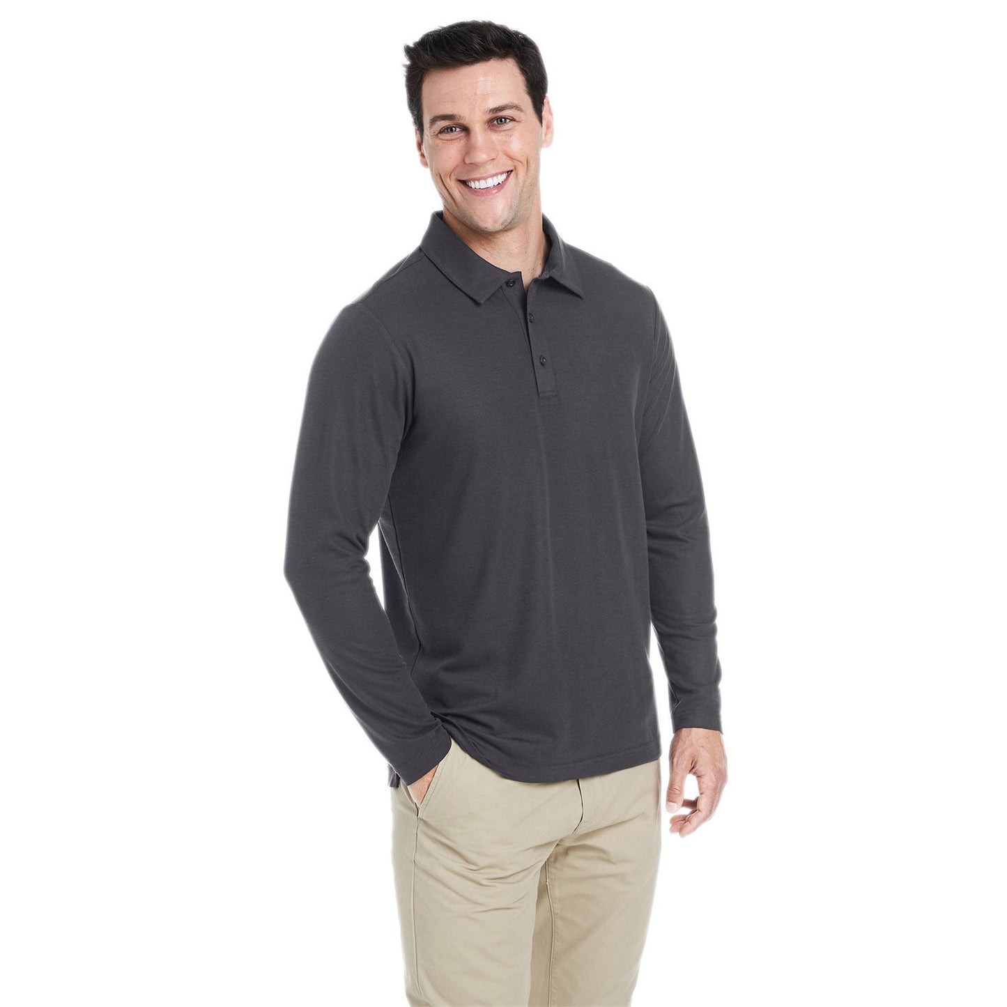 Black Polo Shirt - Core 365 - Moisture-Wicking Tech