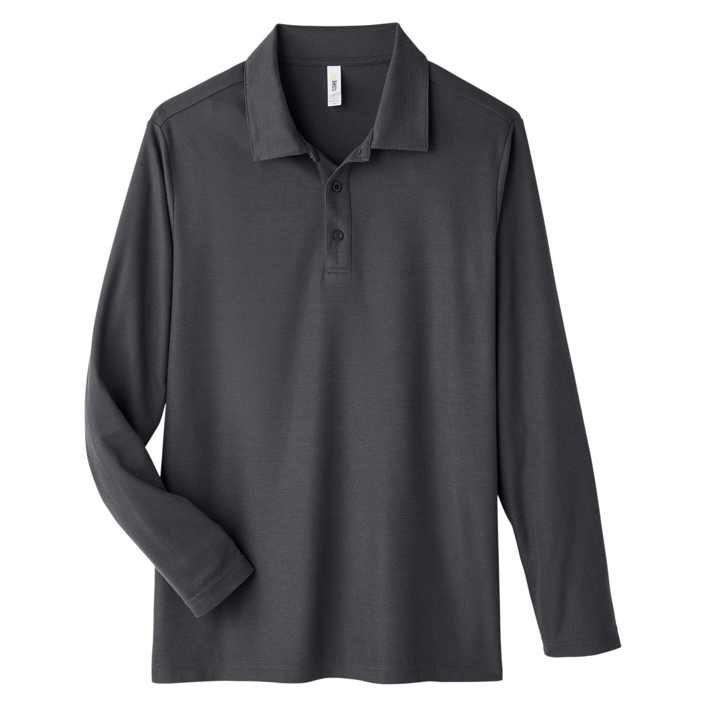 Black Polo Shirt - Core 365 - Moisture-Wicking Tech