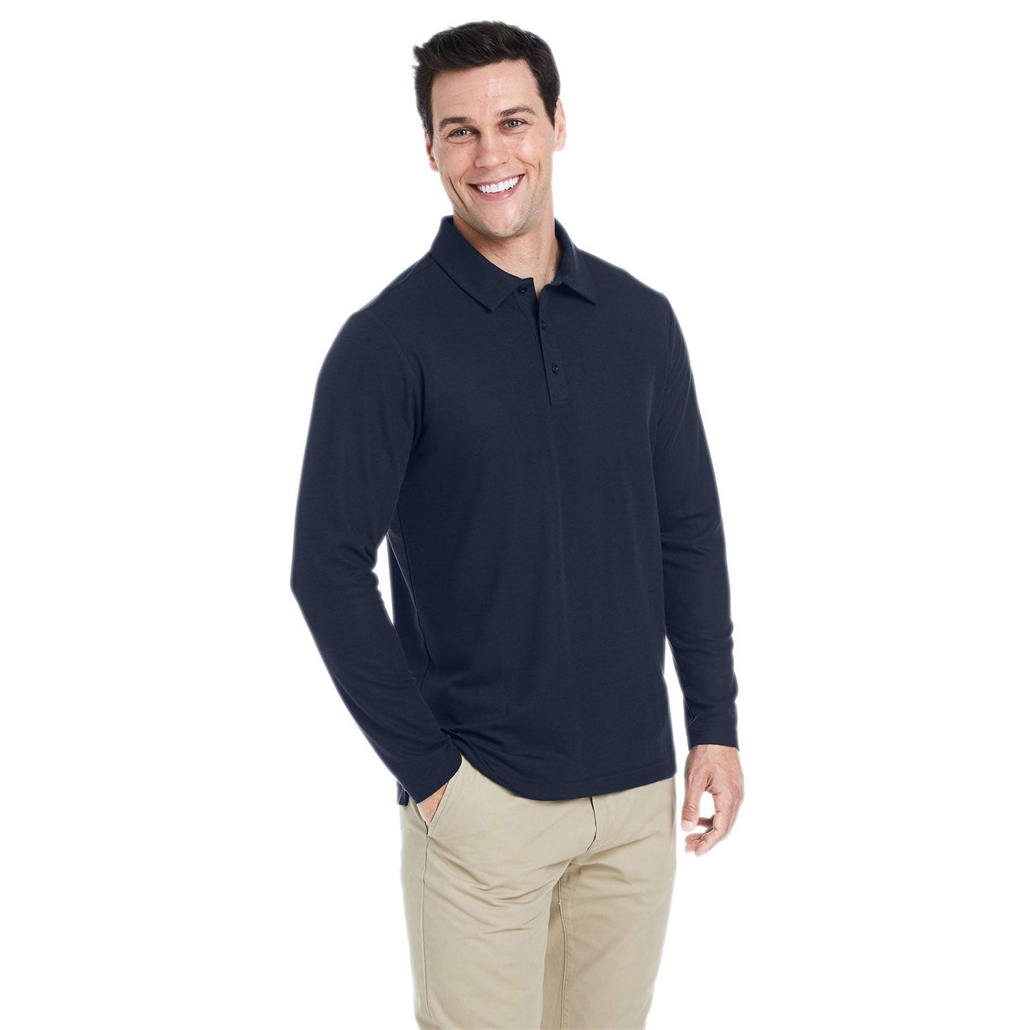 Black Polo Shirt - Core 365 - Moisture-Wicking Tech