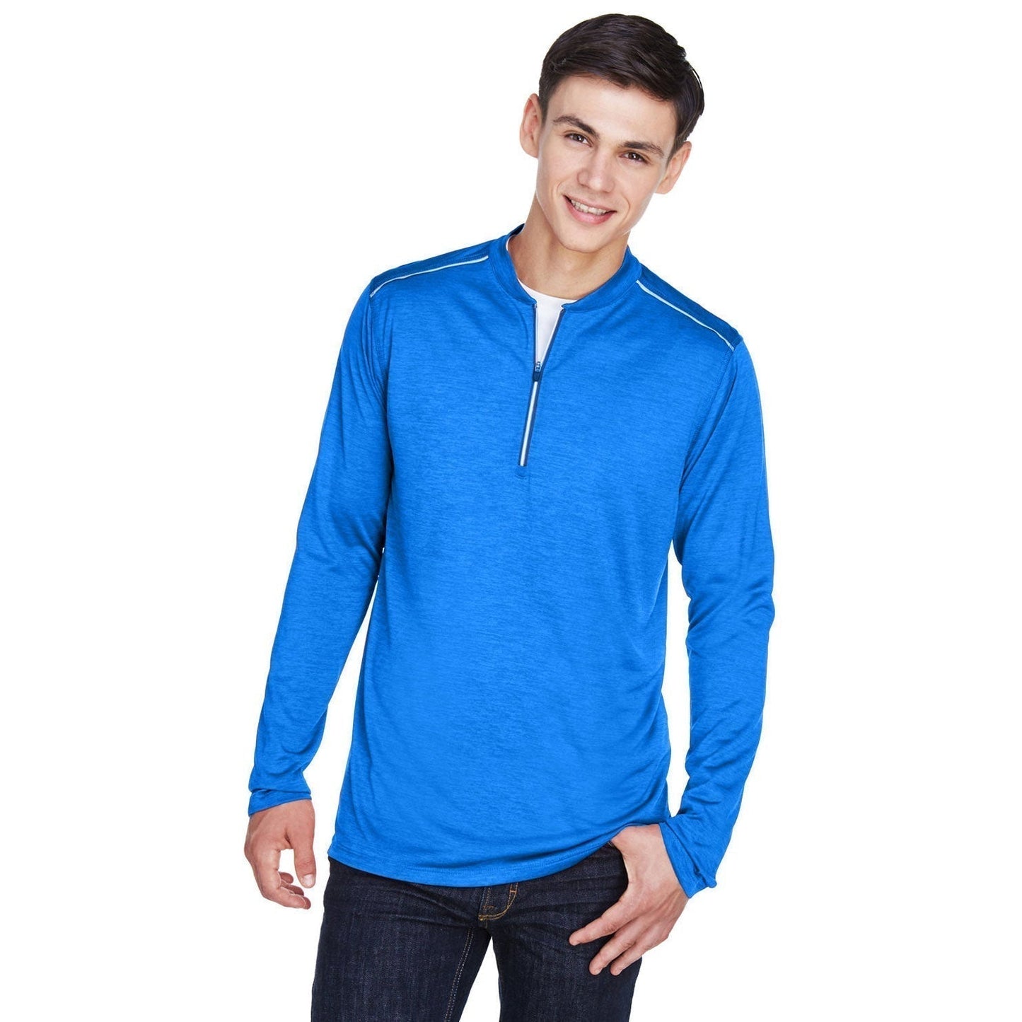 Carbon Heath/Black Sweatshirt - Core 365 - Kinetic Style