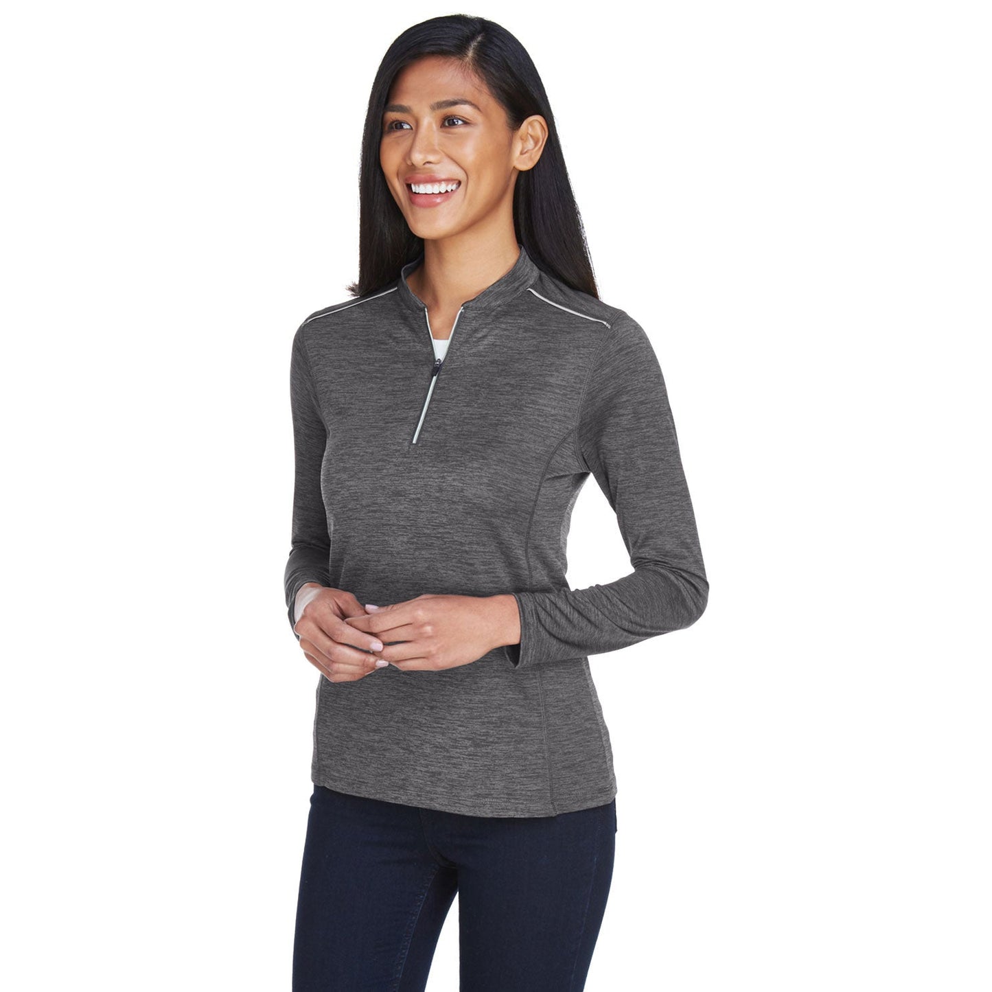 Carbon/Black Sweatshirt - Core 365 - Kinetic Performance