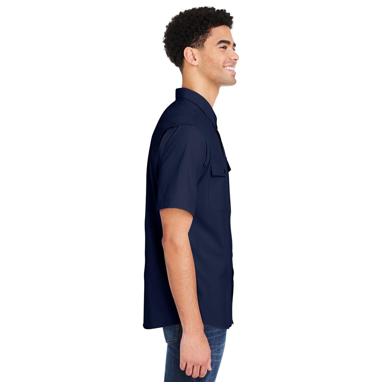 Black Button Up Shirts - Core 365 - Quick Dry Performance
