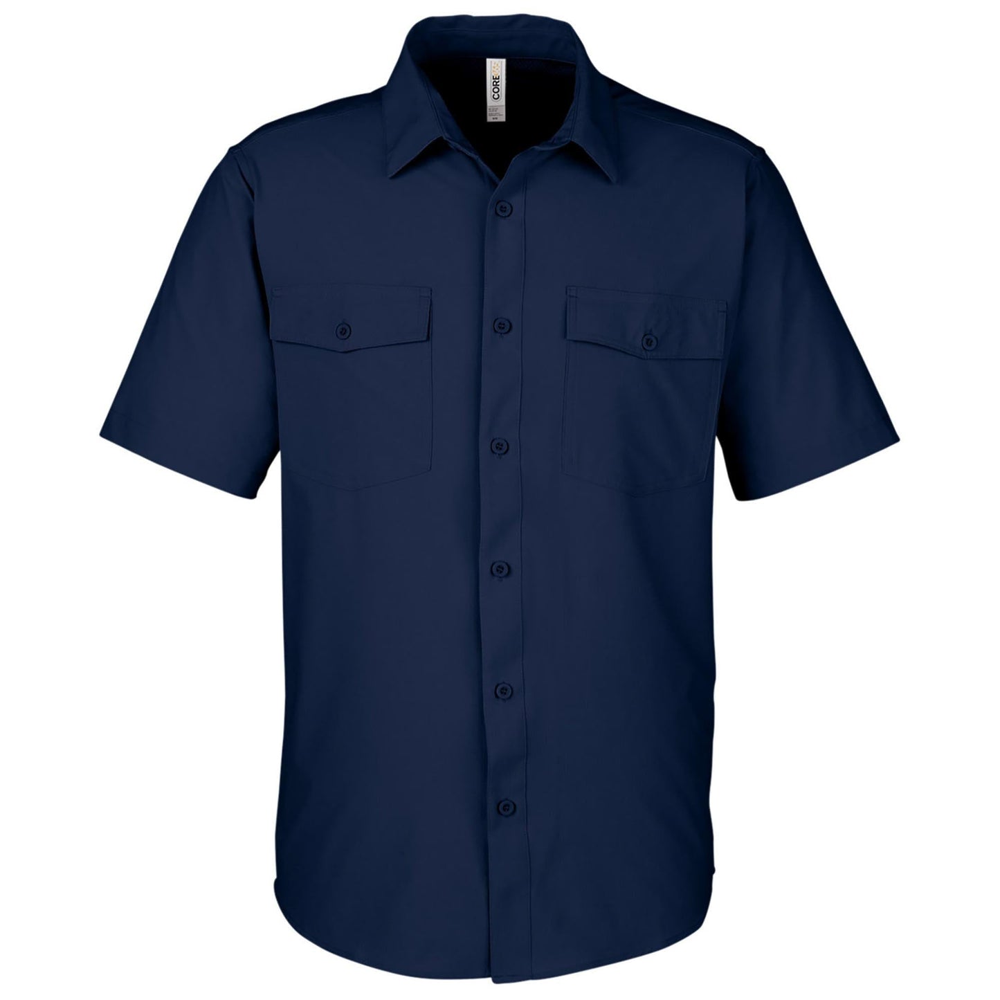 Black Button Up Shirts - Core 365 - Quick Dry Performance
