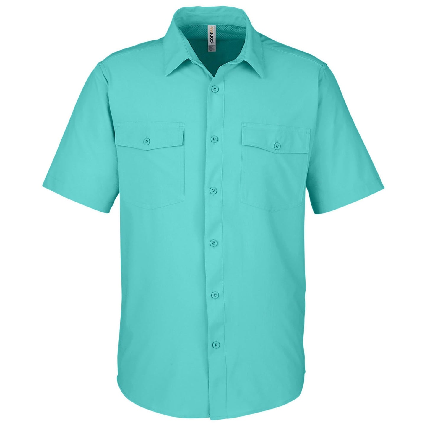 Black Button Up Shirts - Core 365 - Quick Dry Performance
