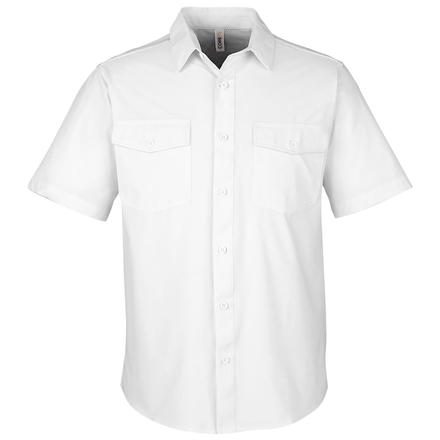 Black Button Up Shirts - Core 365 - Quick Dry Performance