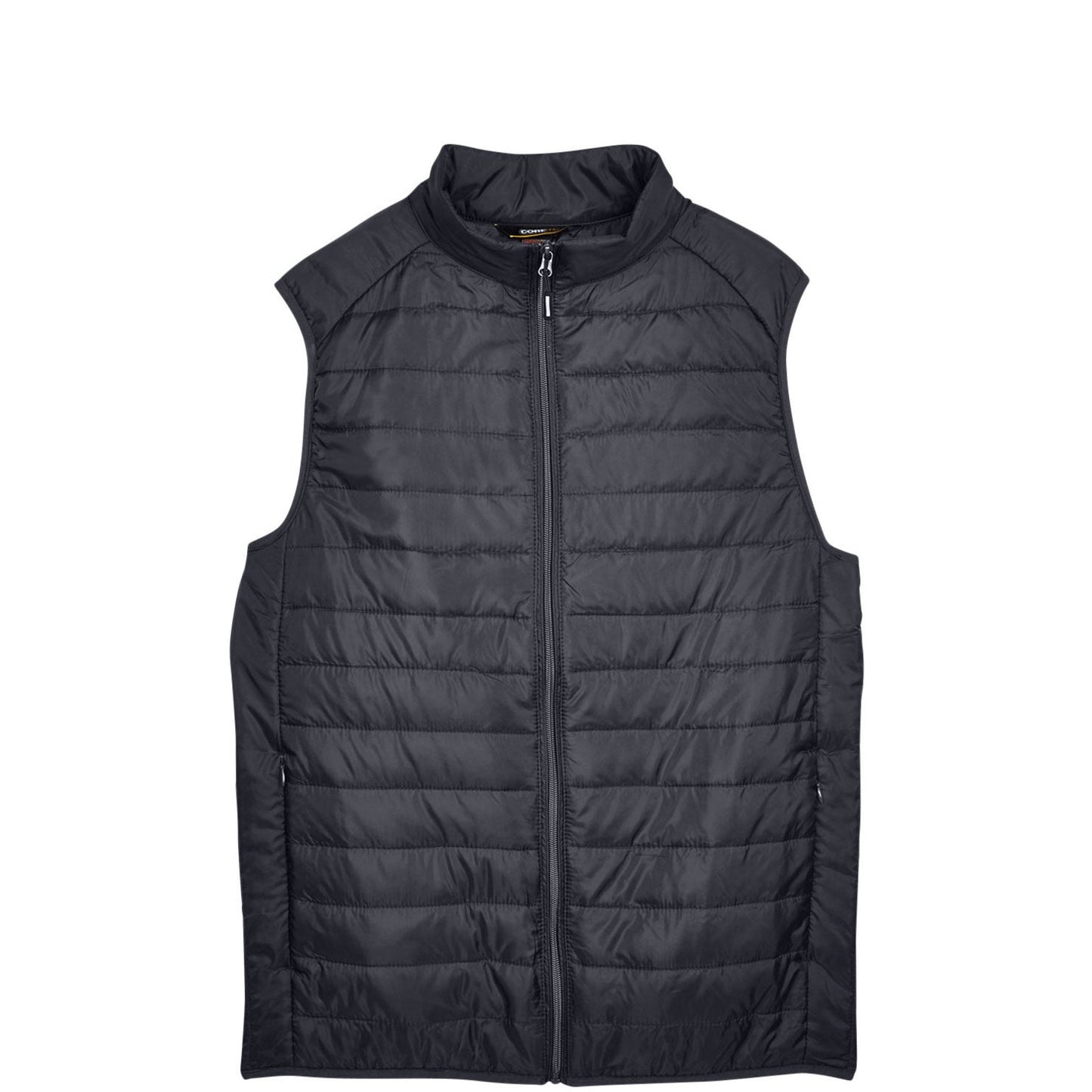 Black Puffer Vest - Core 365 - Packable Design