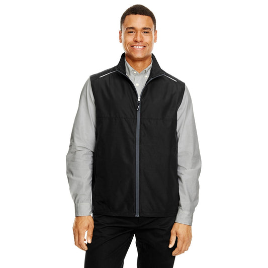 Black Vests - Core 365 - Lightweight Water-Resistant