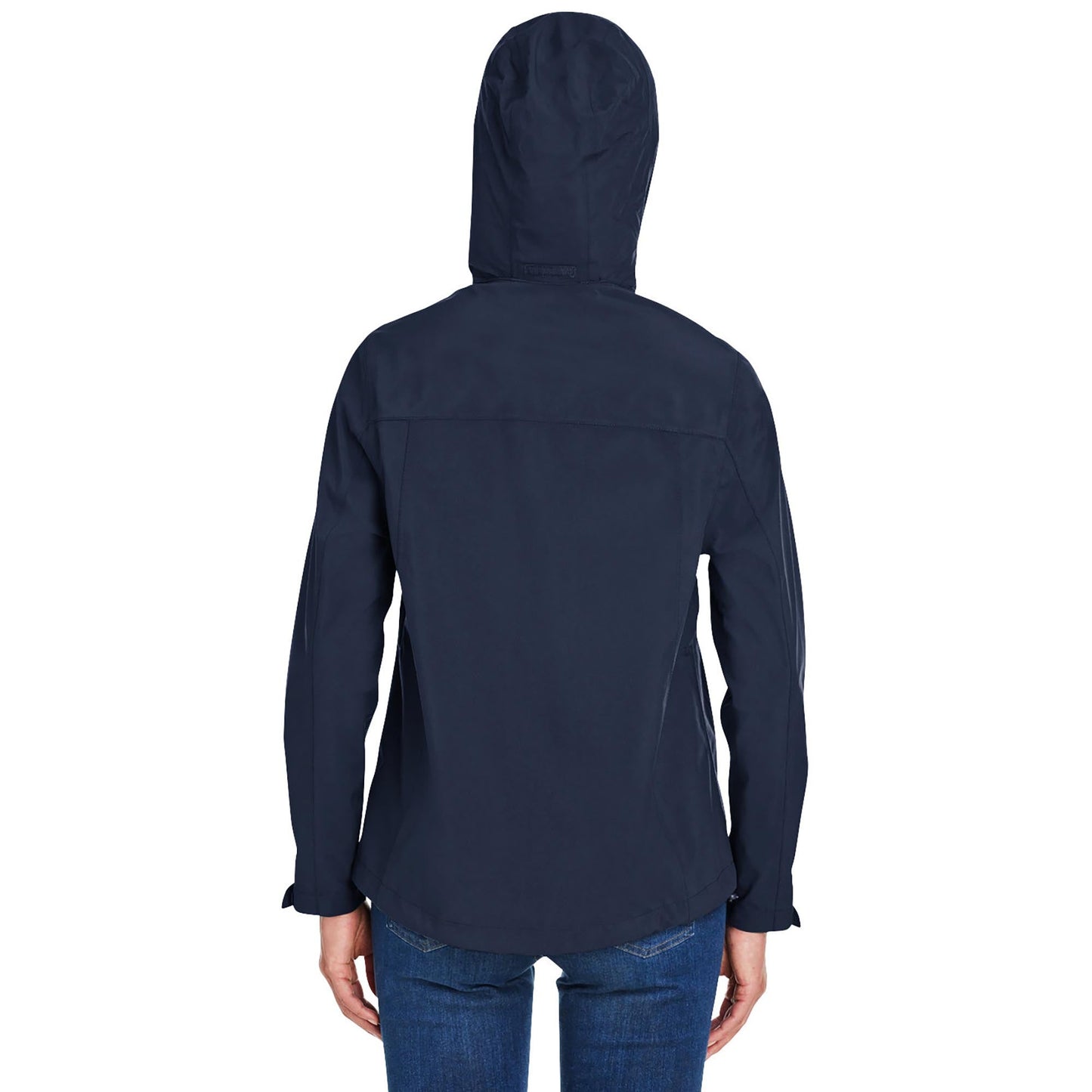 Black Packable Jacket - Core 365 - Waterproof Design