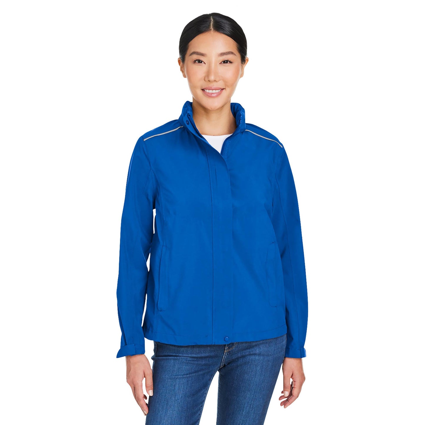 Black Packable Jacket - Core 365 - Waterproof Design