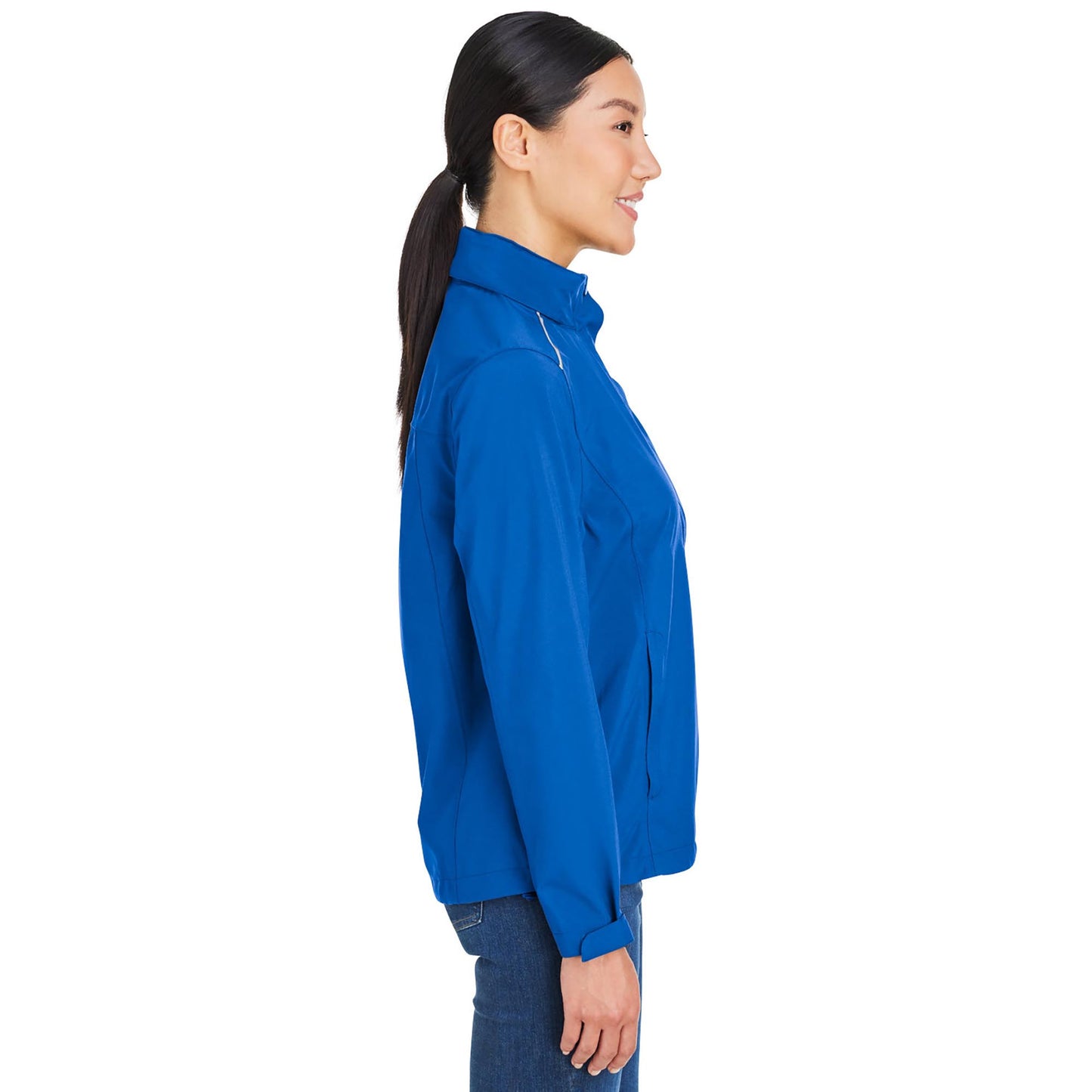 Black Packable Jacket - Core 365 - Waterproof Design