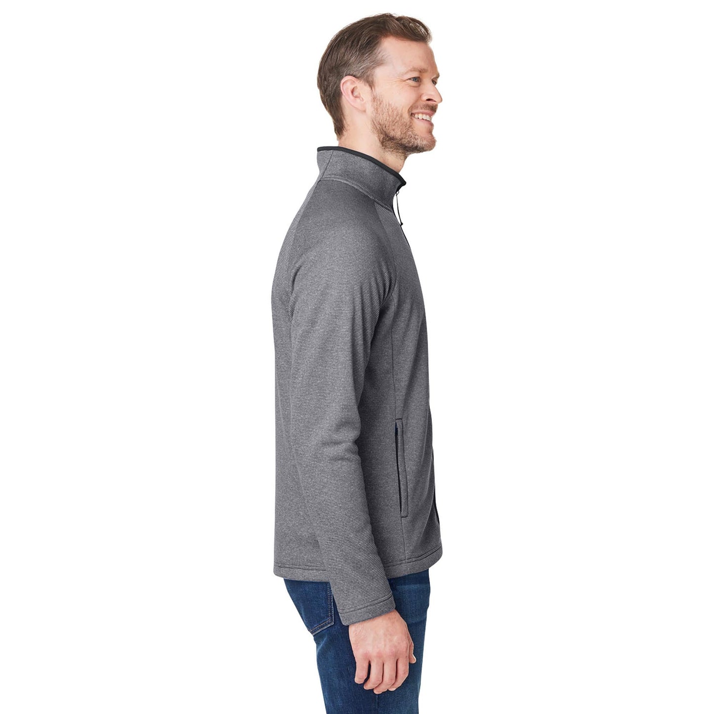 Black/White Jacket - Core 365 - Comfortable Knit
