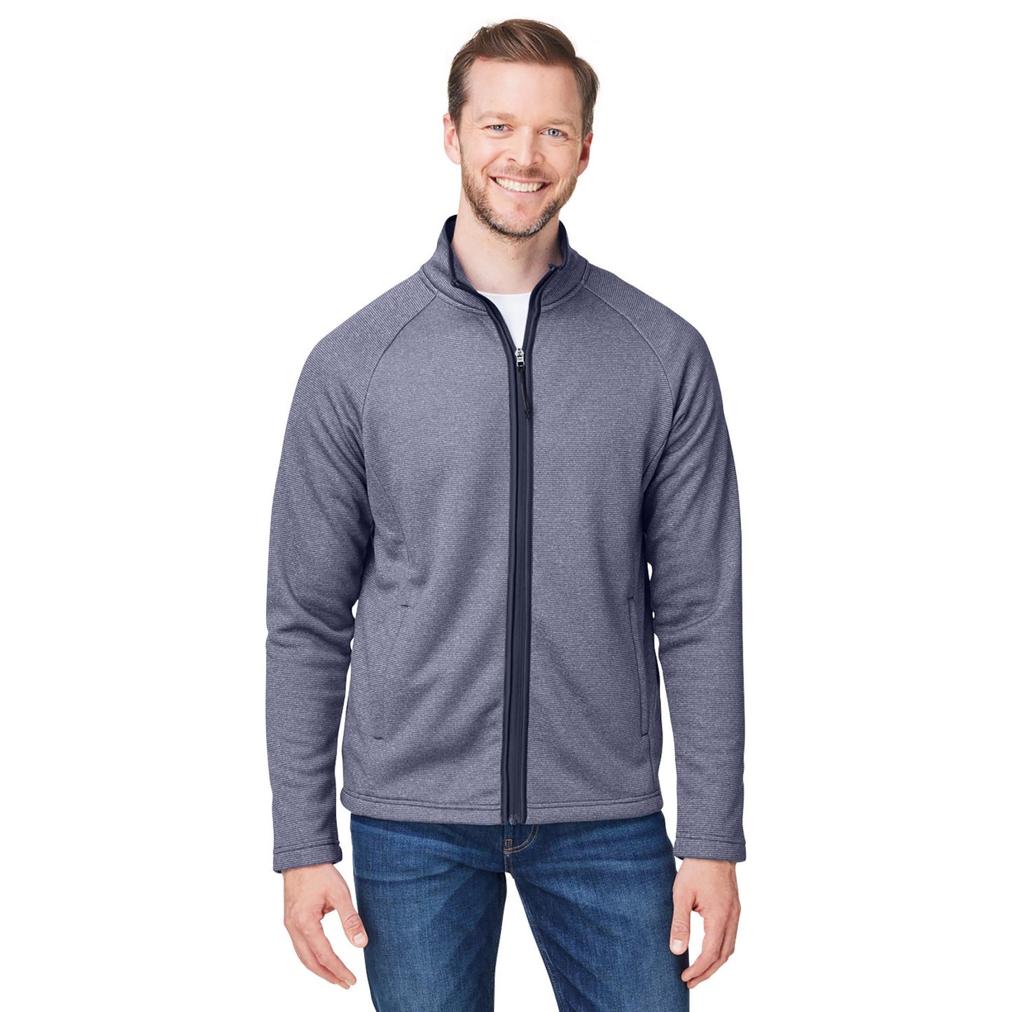 Black/White Jacket - Core 365 - Comfortable Knit